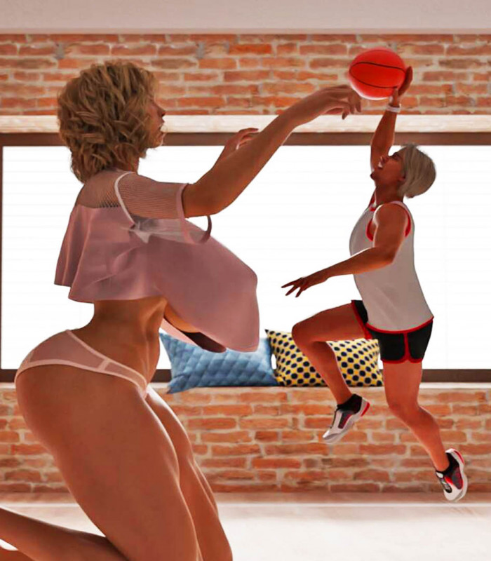 GiantPoser - Private Basketball Match 3D Porn Comic