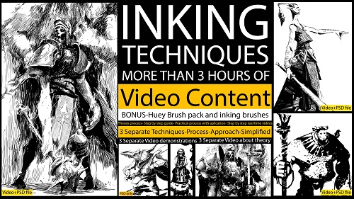 Inking Techniques 11bc6285b1c95d3e4c9d236aa73fb6f5