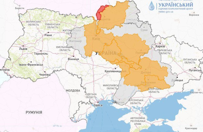 Вісті з Полтави - Укргідрометцентр попередив про можливі підтоплення територій вздовж річки Дніпро на Полтавщині