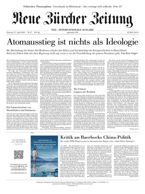Neue Zürcher Zeitung International - 15. April 2023