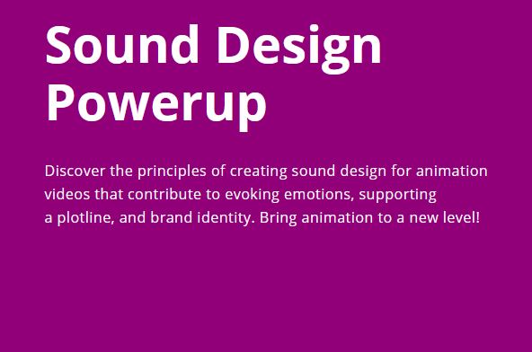 Sound Design Powerup