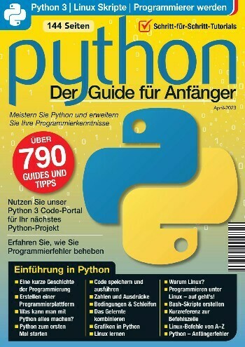 Python Der Guide für Anfänger - April 2023