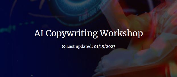 Sam Woods - The AI Copywriting Workshop (Complete Edition) Bbb8e262414fd5a0d38eef9492631f52