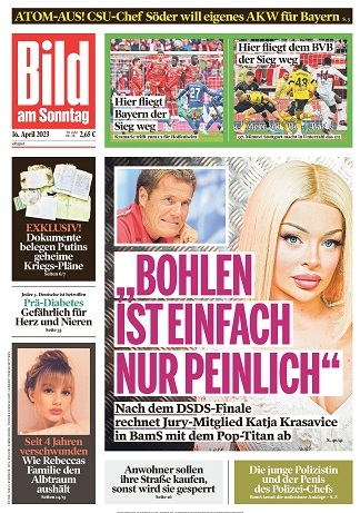 Bild am Sonntag – 16 April 2023