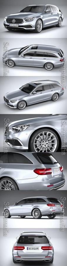 Mercedes-Benz E-Class Estate basic 2021 - 3d model
