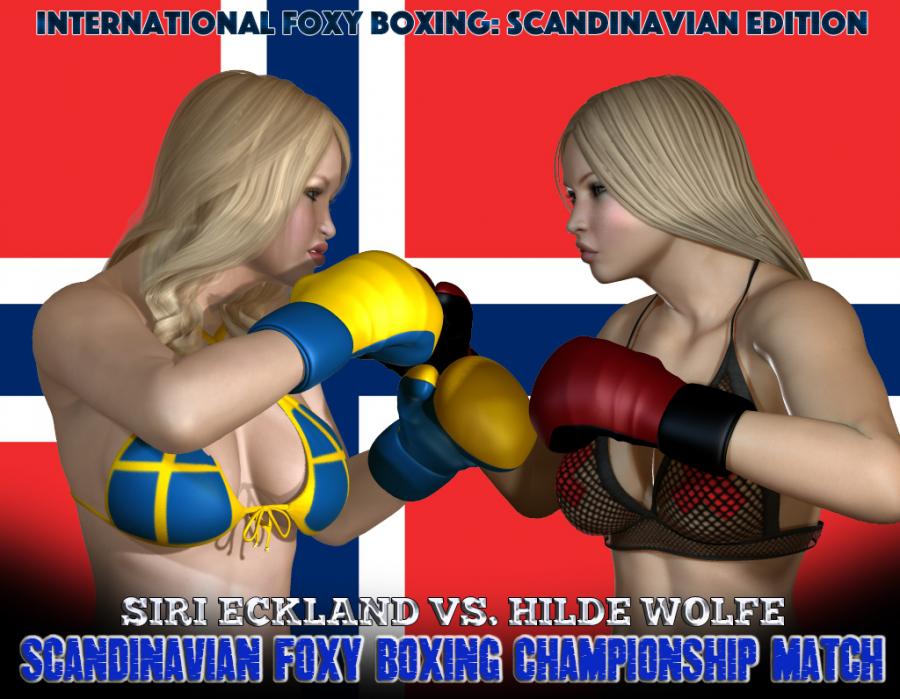 BabeBoxing - IFB: Scandinavian Edition: Siri Eckland Vs. Hilde Wolfe 3D Porn Comic