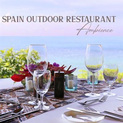 Smooth Dinner Jazz - Spain Outdoor Restaurant Ambience - Latin Charming Bossa Nova Relaxation (2023)