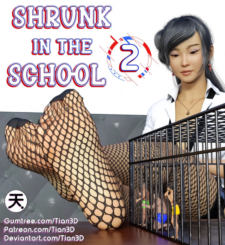 Shrunk in the School Vol.2 by Tian3D 3D Porn Comic