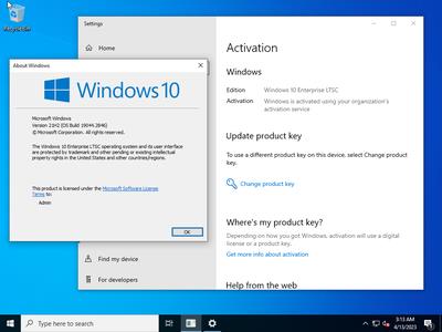Windows 10 Enterprise LTSC 2021 21H2 Build 19044.2846 Preactivated Multilingual April 2023 (x64) 
