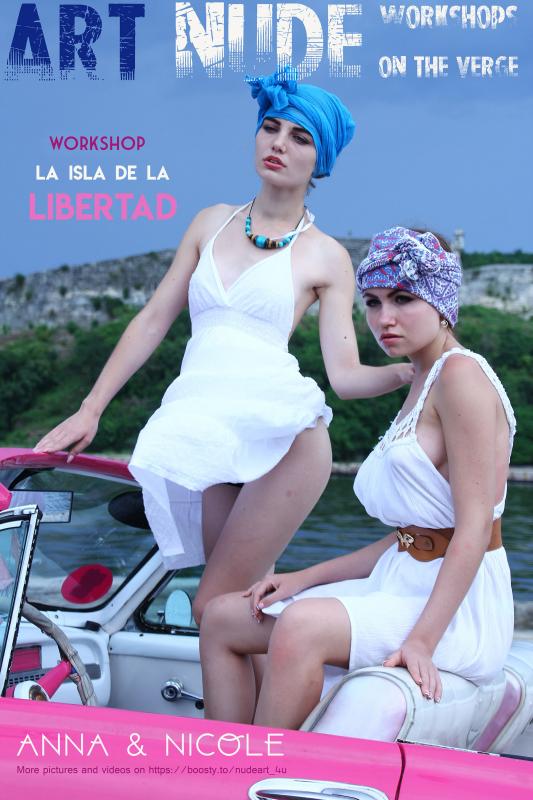 [Nude-in-russia.com] 2023-04-09 Nicole, Anna 2 - Nude Art Workshop - La isla de la libertad [Posing,Exhibitionism] [2700*1800, 59 фото]