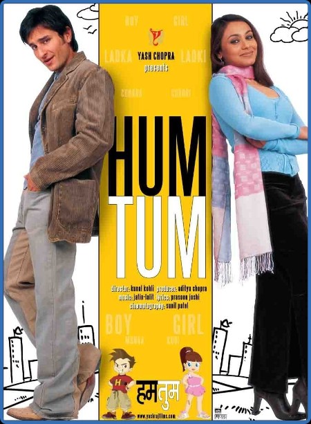 Hum Tum 2004 1080p AMZN WEBRip x265 Hindi DDP5 1 ESub - SP3LL