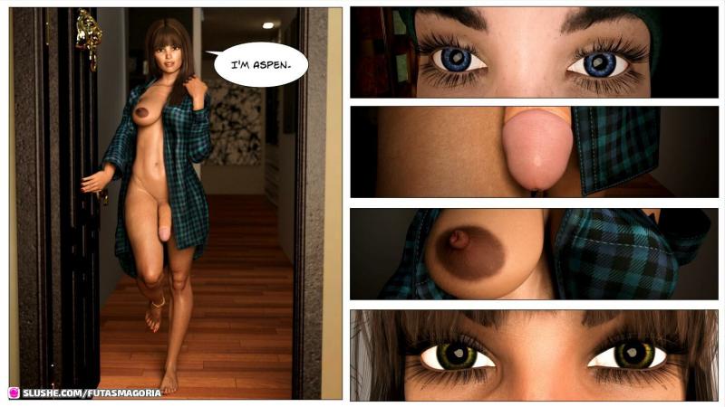 Futasmagoria - First Meeting When Lizbet met Aspen 3D Porn Comic