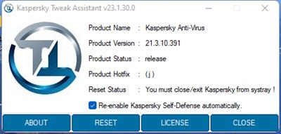 Kaspersky Tweak Assistant  23.4.22.0
