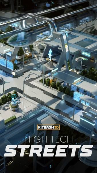 Kitbash3D - High Tech Streets (FBX, OBJ, MTL)