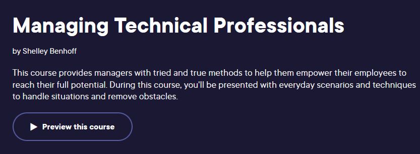 Managing Technical Professionals by Shelley Benhoff 1657b08f2271c44c33c635543fb812af