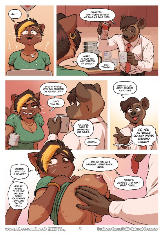 Meesh - Business Casual: All-Natural Creamer Porn Comic