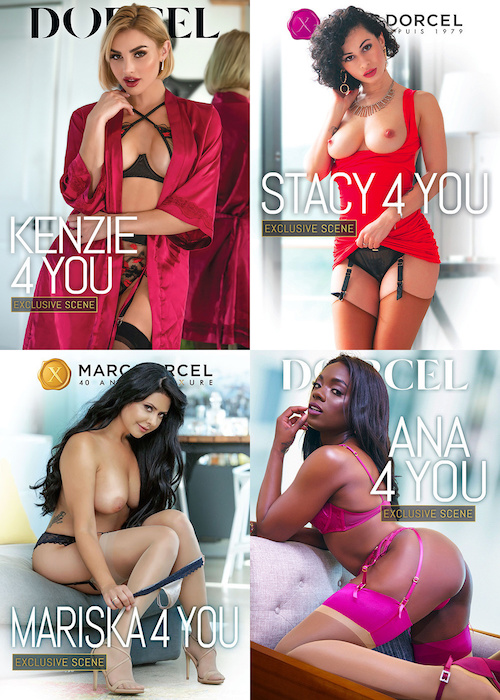Dorcel 4 You Collection (55 videos) [2018-2023, Anal, Big Tits, Blondes, Blowjob, Brunettes, Ebony, High Heels, Interracial, Lesbian, Lingerie, Masturbation, Threesomes 480p]
