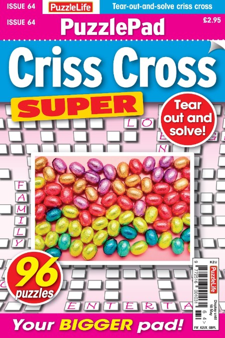 PuzzleLife PuzzlePad Criss Cross Super – 20 April 2023