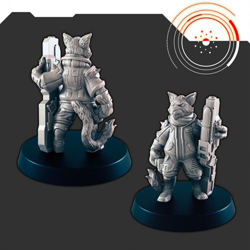 Sci-Fi Ship Member Ratticon 3D Print Model