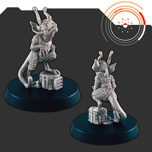 Sci-Fi Ship Member Vector 3D Print Model