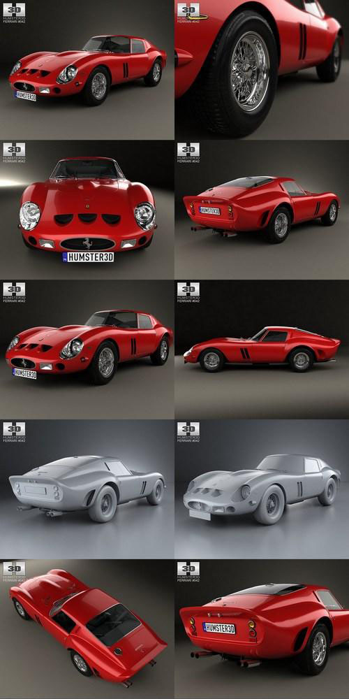 Ferrari 250 GTO (Series I) 1962 - 3d model