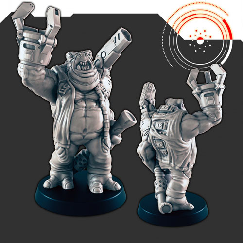 Sci-Fi Crew Slag 3D Print Model Sci-Fi Crew Slag 3D Print Model