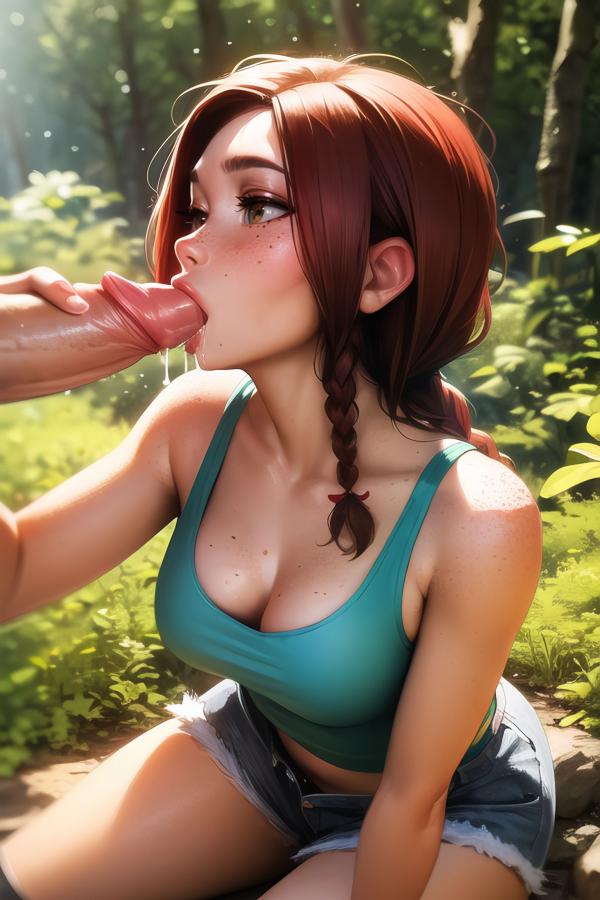 Kate Sketches - Hiking With Emily 3D Porn Comic