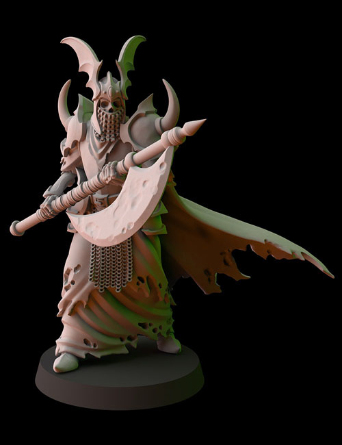 Fantasy Cult Miniatures � Cementery Phalanx Leader 3D Print Model