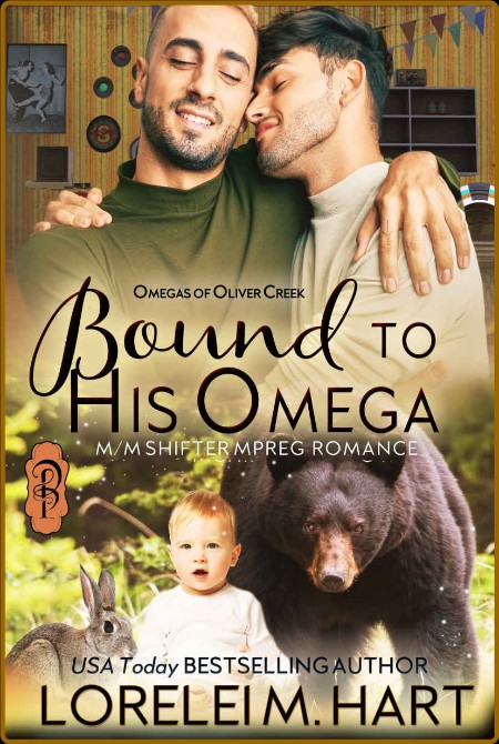 Bound to His Mate: M/M Shifter Mpreg Romance (Omegas of Oliver Creek Book 2)