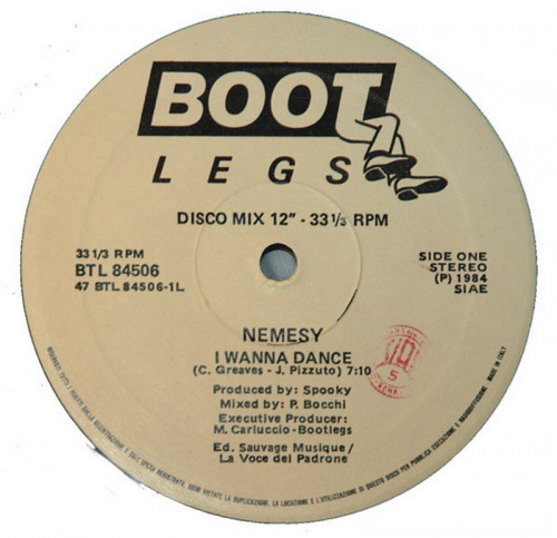 Nemesy - I Wanna Dance (Vinyl, 12'') 1984 (Lossless)