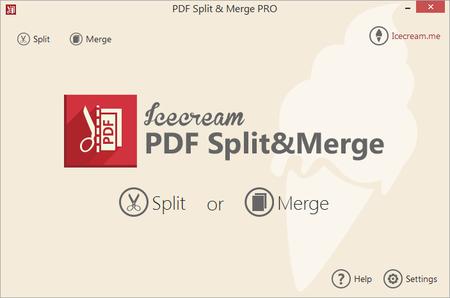 Icecream PDF Split and Merge Pro 3.47 Multilingual Portable