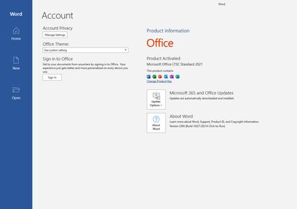 Microsoft Office Professional Plus 2021 VL Version 2304 Build 16327.20214 Multilingual (x86/x64) 