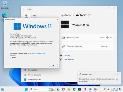 Windows 11 AIO 16in1 22H2 Build 22621.1555 (No TPM Required) Office 2021 Pro Plus Multilingual Preactivated (x64)