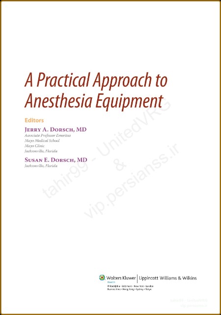 A Practical Approach to Anesthesia Equipment E59470226cca6efa0fac1b8906a3ba03