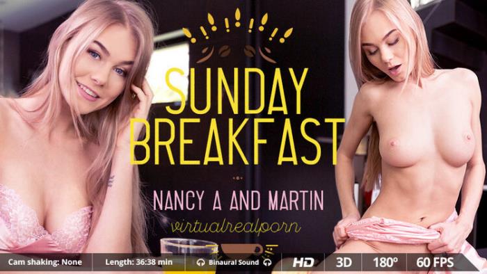 Nancy A (Sunday breakfast) (UltraHD/2K 1600p) - VirtualRealPorn - [2017 г.]