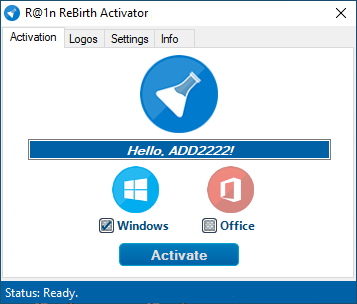 R@1n ReBirth Activator 1.10 Final