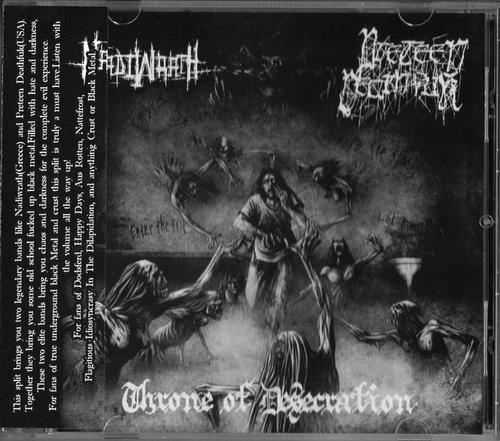 Nadiwrath / Preteen Deathfuk - Throne Of Desecration (2014, Split CD, Lossless)