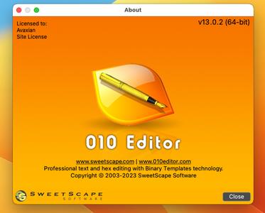 SweetScape 010 Editor 13.0.2 (macOS / Linux)