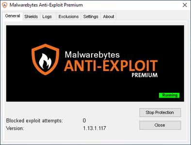 Malwarebytes Anti– Exploit Premium 1.13.1.543 Beta
