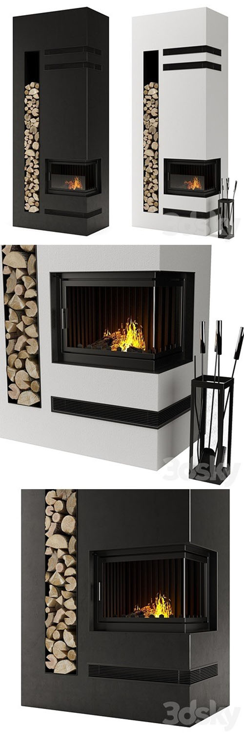 Fireplace - 3d model