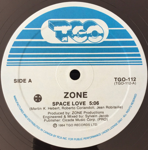 Zone - Space Love (Vinyl, 12'') 1984 (Lossless)