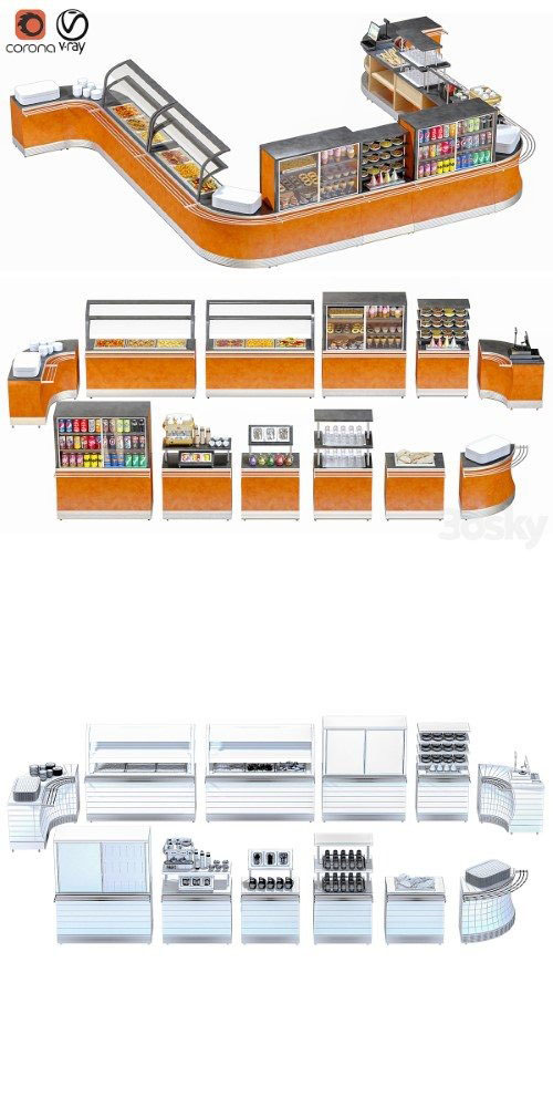 Self Service Line-54 - 3d model