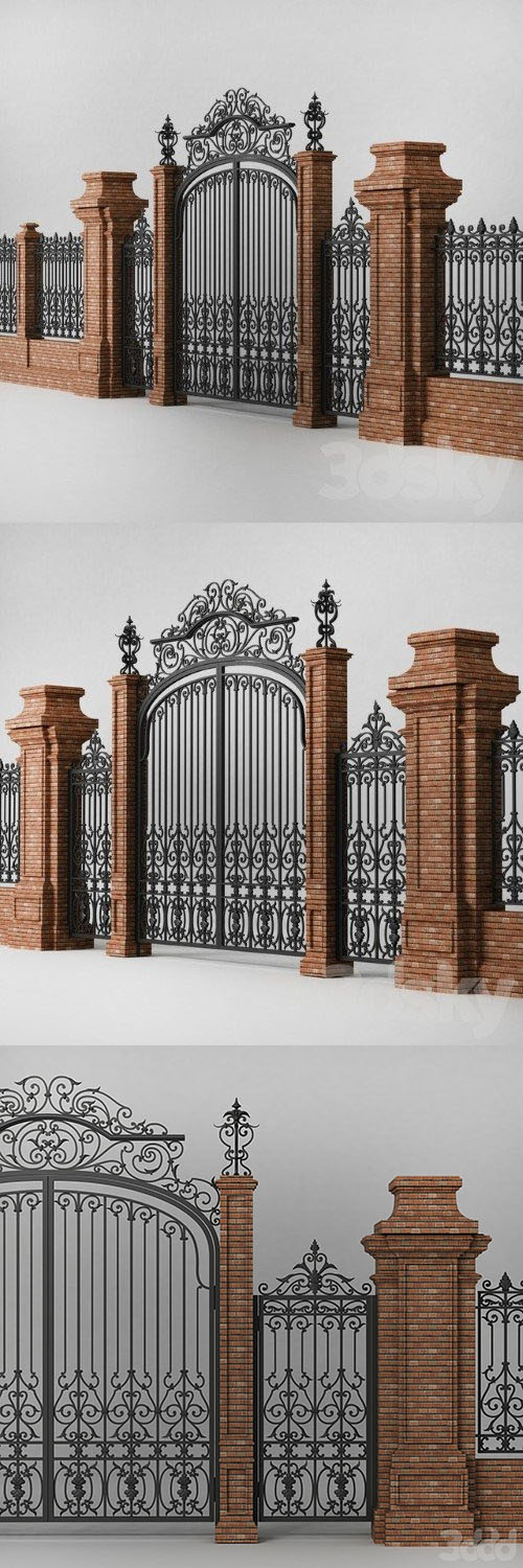 Gate 2233 - 3d model