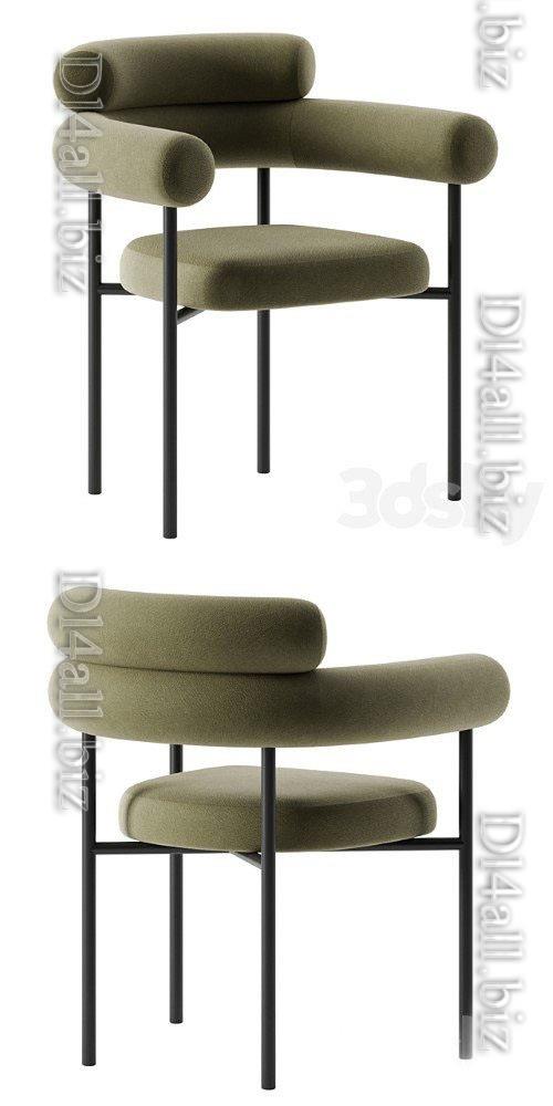 Portia Dining Chair by Nuevo - 3d model