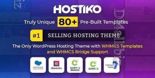 ThemeForest - Hostiko v80.0.0 - WordPress WHMCS Hosting Theme - 20786821 - NULLED