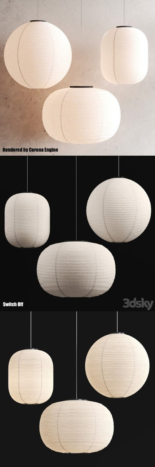 Paper Shade Collection by HAY - 3d model