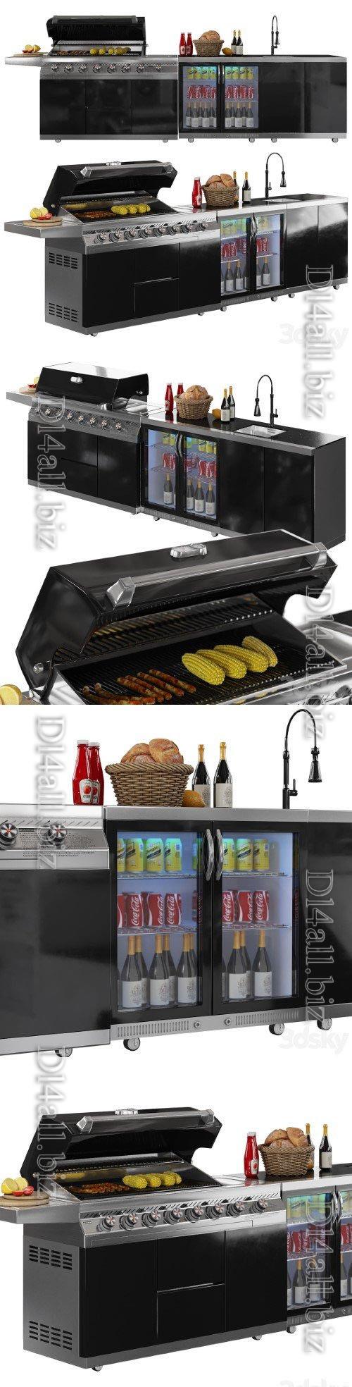 Whistler Outdoor Grill - 3d model