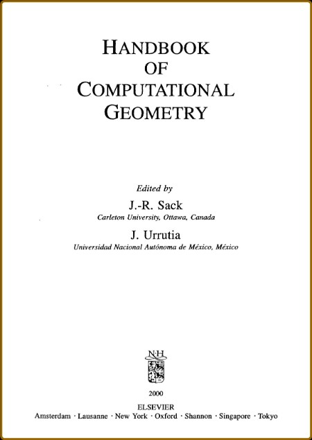 Handbook of Computational Geometry Af5d5ebbe7f460f6c85ed2731a729dd2