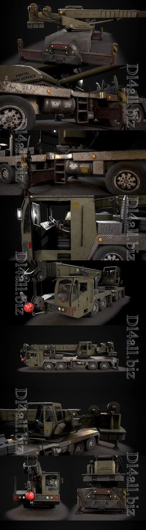 Crane Truck - 3d model