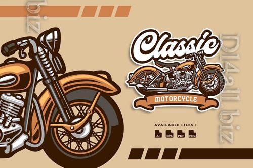 Classic Motorcycle Automotive logo